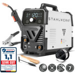 Stahlwerk poste � souder mini flux 120 st digital soudage au fil fourr� (flux) sans gaz jusqu'� 120 a, ...