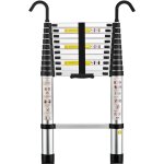 Aluminium Échelle pliante 3. 2m télescopique pliable avec mains courantes amovibles, Éxtensible Échelle ... Aluminium Échelle pliante 3. 2m télescopique pliable avec mains courantes amovibles, Éxtensible Échelle ...