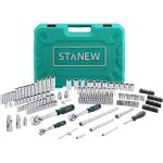Stanew ? coffret multi - outils 192 pi�ces ? acier chrome vanadium ? 3 cl�s � cliquet � action rapide ...