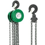 Stanew - jamais utilis] palan  chane manuel avec crochet robuste hauteur de levage 3m, vert, double ...