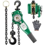 Stanew - palan � levier manuel, capacit� de charge 0. 75t, hauteur de levage 1. 4m, cha�ne g80 en acier ...