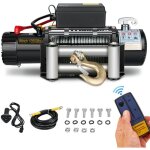 Stanew treuil �lectrique 13500lbs / 6075kg 12v avec telecommande , moteur haute puissance, treuil de ...