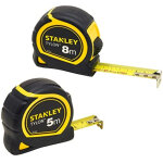 Stanley - lot de 2 m�tres ruban d�roulant tylon - 5 et 8 m�tres