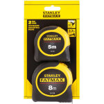 Stanley - accessoires - set 2 m�tres enrouleurs 5 / 8 m fmht31725 - 0