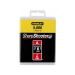 Agrafes type a 6mm bote de 1000 stanley 1 - tra204t