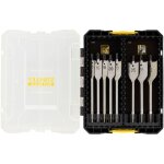Stanley ? coffret de 8 m�ches � bois plates 152mm ? pour perceuse ? tailles 12 � 32mm ? per�age rapide ...