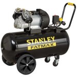 Stanley fatmax compresseur, 100 litres, 10 bar, lubrifi� � l?huile, mod�le horizontal, 3 ch, 356 l / ...