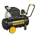 Stanley ? compresseur lubrifi� 50l 10 bar ? moteur 2, 5 ch ? d�bit 240 l / min ? design horizontal portable ...