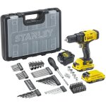 Stanley - fatmax v20 perceuse visseuse 18v avec 2 batteries 2ah + 100 accessoires sfmcw223b - xj makita ...