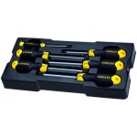Stanley - jeu de tournevis cushiongrip en module, 6 pi�ces
