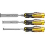Stanley - kit de ciseaux � bois � fatmax� 3 pi�ces, largeur de lame (mm) : 12 / 18 / 25