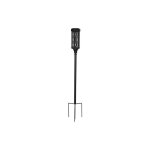 Borne d'�clairage solaire folke, lampe de chemin, marron, r�glable, led, capteur cr�pusculaire, blanc ...