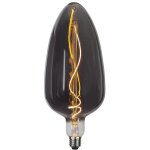 Star trading - ampoule led industrial vintage, e27, 95lm, 4, 5w, grise, intensit lumineuse variable, ...