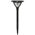 Star trading borne solaire meriva, led, ext�rieur, �clairage du chemin, noir, capteur cr�pusculaire, ...