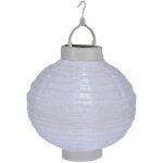 Star trading lampion solaire festival, blanc, led, capteur cr�pusculaire, solaire, blanc froid
