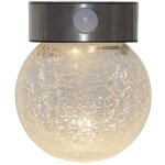 Lanterne solaire glory, applique murale, boule, capteur de crpuscule, capteur de mouvement, blanc chaud, ...