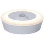 Star trading - veilleuse led functional, lumire d'orientation, pile, capteur crpusculaire, blanc, rond, ...