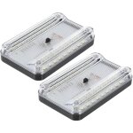 Lot de 2 lampes de lecture pour voiture, éclairage de plafond encastré, éclairage d'ambiance, éclairage ... Lot de 2 lampes de lecture pour voiture, éclairage de plafond encastré, éclairage d'ambiance, éclairage ...