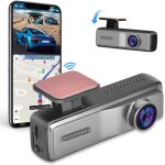 Camra de tableau de bord wifi full hd 1080p, camra embarque pour voiture et grand angle 150, adas, ...