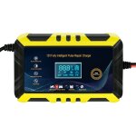 Start - chargeur de batterie intelligent le chargeur d'entretien  impulsions avec cran lcd convient ...