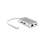 Startech. com adaptateur multiport usb - c - mini station d'accueil usb - c avec 4k hdmi - 60w pd pass ...