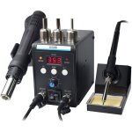 Station de retouche � air chaud 2 en 1, affichage num�rique, fer � souder �lectrique pour r�paration ...