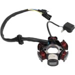Stator magnto 6 bobines gnrateur 5 fils pour gy6 50 cc 70 cc 90 cc 110 cc 125 cc cyclomoteur atv dirt ...
