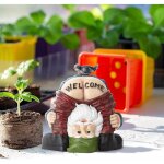Statue de rsine nain de jardin, dcoration coquine en rsine tanche, nain cul nu de gnome de bienvenue ...