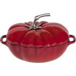 Staub - cocotte tomato 25 cm forme kirschrot, en fonte