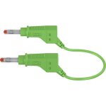 St�ubli - cordon de mesure de s�curit� xzg425 / sil [banane m�le 4 mm - banane m�le 4 mm] 2. 00 m vert ...