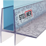 Steigner joint de douche pour paroi en verre, 120cm, vitre 5 / 6mm, joint d'�tanch�it� pvc droit pour ...