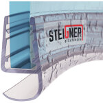 Steigner joint de douche pour paroi en verre, 90cm, vitre 5 / 6 / 7 / 8mm, joint d'�tanch�it� pvc courb� ...