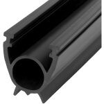 Steigner - joint d'�tanch�it� pour porte de garage noir 33x41 mm, sbd01, 4, 5 m