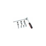 Jeu de cl�s � cliquet stein chrome vanadium 12 pi�ces