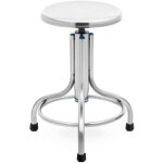 Steinberg systems - tabouret de laboratoire - acier inoxydable - 150 kg