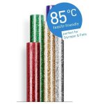 Steinel btons de colle 7 mm 150 mm multicolore, effet scintillant, or, argent, rouge, vert, bleu 96 ...