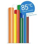 Btons de colle 7 mm 150 mm multicolore, rouge, jaune, vert, orange, blanc, marron, noir 96 g 16 pc(s) ...