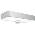 Sol - o s 052652 applique solaire ext�rieure avec d�tecteur de mouvement led led int�gr�e 1. 5 w argent ...