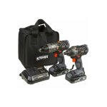 Steiner - ensemble perceuse percussion + visseuse a choc sans fil 20v + 2 batteries 2. 0ah