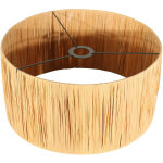 Abat - jour en herbes marines naturel � 40 cm ? hauteur 20 cm ? douille e27 pour lampes sur pied et suspension ...