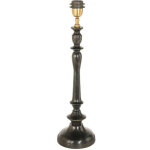 Anne lighting - lampe de table - bois - noir - bois -  16cm -