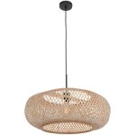 Steinhauer - suspension lampe suspendue plafonnier salle à manger lumière métal bois beige Steinhauer - suspension lampe suspendue plafonnier salle à manger lumière métal bois beige