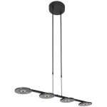 Steinhauer - suspension - turound - noir - verre m�tal - lampe
