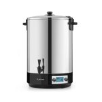 Strilisateur de bocaux lectrique - klarstein konfistar 40 digital - 40 litres - robinet - 100c