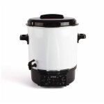 St�rilisateur uv �lectrique 27l 1800w avec robinet et minuterie ? cuve en acier �maill� ? dom334 ? domoclip ...