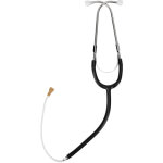 St�thoscope professionnel pour audioproth�sistes haute conductivit� faible perte test casque noir