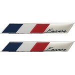 Sticker autocollant de voiture france, 2 pcs drapeau fran�ais 3d autocollant pour voiture de d�coration ...