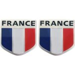 Sticker autocollant de voiture france, 2 pcs drapeau fran�ais 3d autocollant pour voiture de d�coration ...