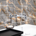 Sticker mural carrelage adhésif cuisine salle de bain - 9 stickers carreaux de ciment marbre brun de ... Sticker mural carrelage adhésif cuisine salle de bain - 9 stickers carreaux de ciment marbre brun de ...