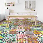 Ambiance - sticker - stickers sol anti - d�rapant avec protection - carrelages cornino - 120x180cm - ...